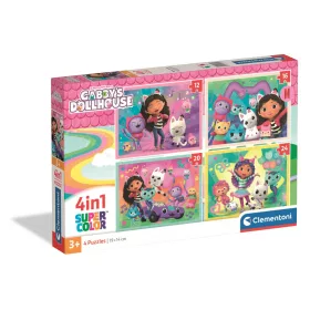   Clementoni Puzzle, Gabi babaháza, 12, 16, 20, 24 db, 4 az 1ben