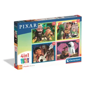   Clementoni Puzzle, Pixar klasszikusok, 12, 16, 20, 24 db, 4 az 1ben, 29x19 cm