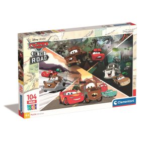 Clementoni Super color, Verdák puzzle, 104 db-os