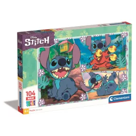 Puzzle, Disney, Lilo és Stitch, 104 db, 40x27 cm dob.