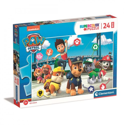 Clementoni Supercolor Maxi Puzzle, Mancs őrjárat 24 db-os