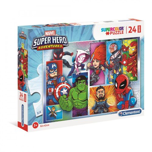 Clementoni puzzle, Marvel szuperhősök , 24 darabos Maxi