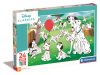 Clementoni Super color, 101 kiskutya puzzle, 24 db-os Maxi
