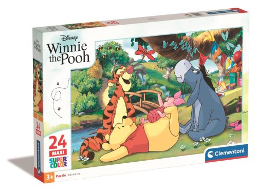Clementoni Super color, Micimackó puzzle, 24 db-os