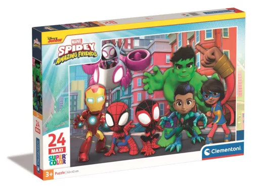 Clementoni Puzzle, Spidey és barátai, 24 db