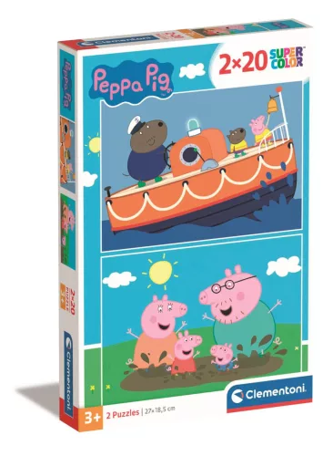 Clementoni Puzzle, Peppa malac, 2x20 db