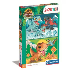 Clementoni Puzzle, dínók, 2x20 db