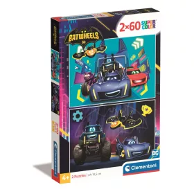 Clementoni Puzzle, DC, BatWheels, 2x60 db