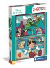 Clementoni Super color Puzzle – Disney Klasszikusok: 2 x 60 db-os