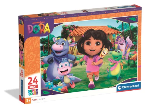 Clementoni Puzzle, Dóra a felfedező, 24 db