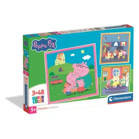 Clementoni Puzzle, Peppa malac, 3x48 db