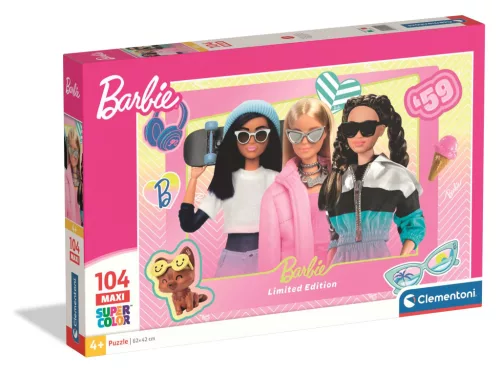 Clementoni Puzzle, Barbie, 104 db, 40x26 cm
