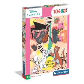   Clementoni Disney Classic, Macskarisztokraták Puzzle - 104 db-os