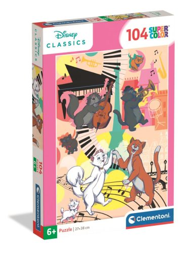 Clementoni Disney Classic, Macskarisztokraták Puzzle - 104 db-os
