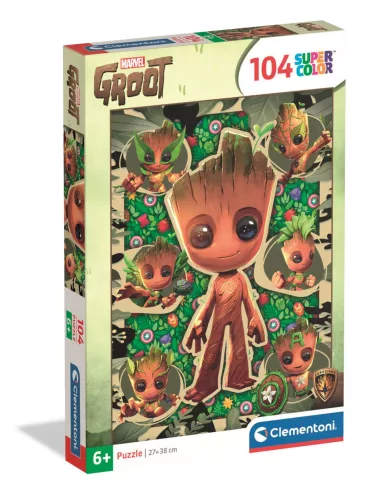 Clementoni Puzzle, Marvel, Groot, 104 db