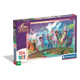 Puzzle, Unikornis Akadémia, 104 db, 29x19 cm dob.