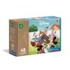 Clementoni puzzle környezetbarát, Mickey és barátai, 3x48 darabos, Maxi