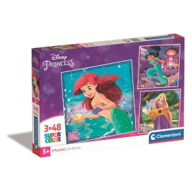 Clementoni Puzzle, Disney hercegnők, 3x48 db