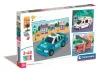 Clementoni Puzzle, SOS járművek, 3x48 db