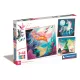 Clementoni Puzzle, fantasztikus teremtmények, 3x48 db