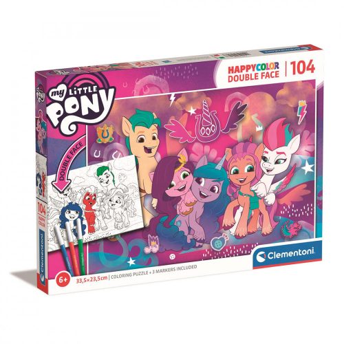 Puzzle, My Little Pony, színezős, 104 db 