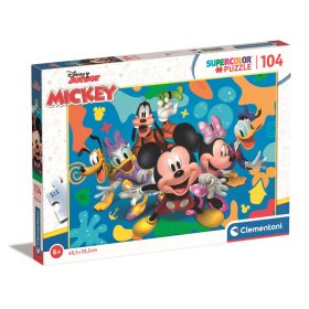 Clementoni Puzzle 104 db – Disney Mickey és barátai