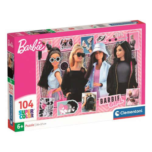 Clementoni Super color Barbie - Barbie girl puzzle, 104 db-os