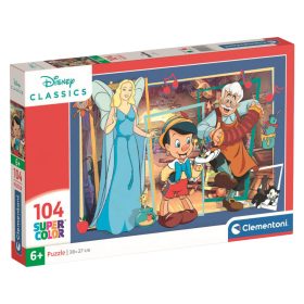 Clementoni Super color Pinokkió puzzle. 104 db-os