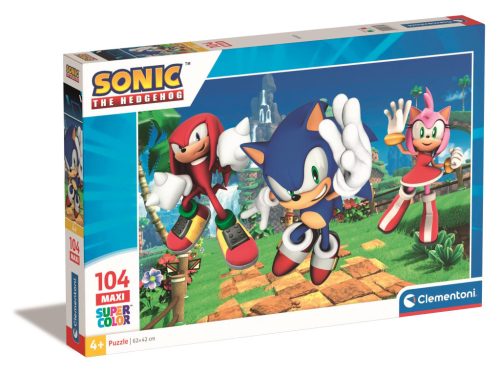 Clementoni Maxi Puzzle 104 db – Sonic a sündisznó