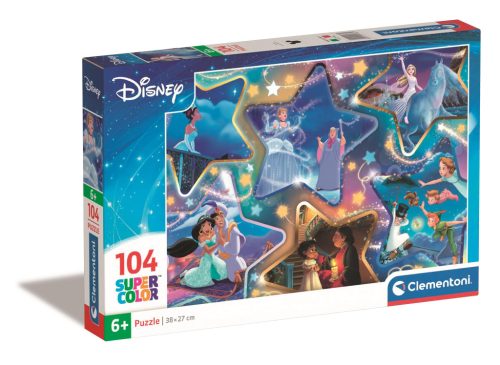 Clementoni Puzzle 104 db – Disney varázslatos pillanatok