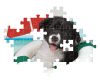 Clementoni Puzzle 104 db – Kutya a strandon