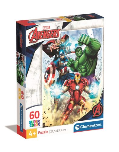Clementoni Marvel Bosszúállók Puzzle - 60 db-os 15x20 cm dob.