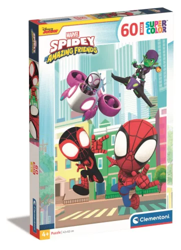 Clementoni Puzzle, Spidey és barátai, 60 db