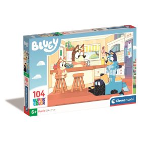 Clementoni, Bluey és családja -104 db-os SuperColor puzzle