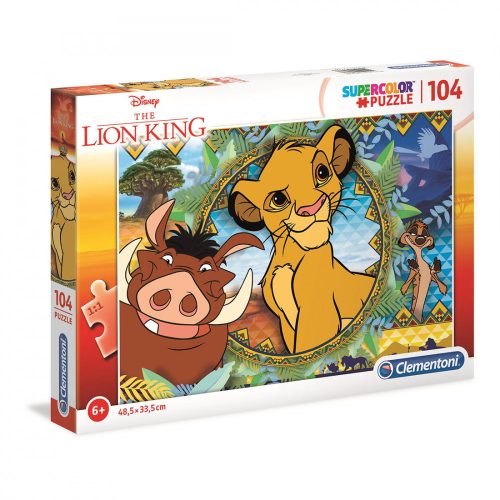 Clementoni Puzzle, Oroszlánkirály, 104 darabos, 