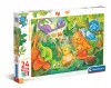 Clementoni Puzzle, dínók, 24 db