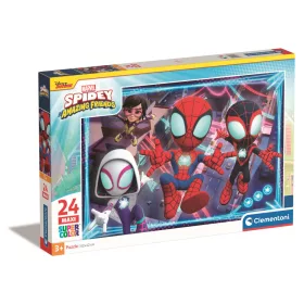 Clementoni Puzzle, Spidey és barátai, 24 db, 40x27 cm