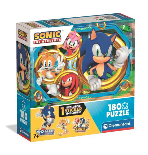 Clementoni Sonic a Sündisznó Puzzle - 180 db-os