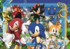 Clementoni Puzzle, Sonic a sündisznó, ajándék matricával, 180 db