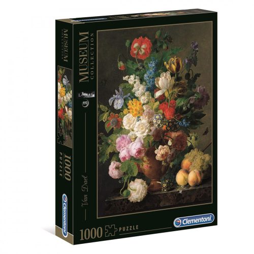 Clementoni puzzle, Virágok vázában, 1000 db