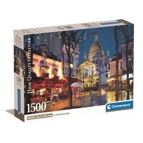   Clementoni Párizs, Montmartre sétálóutca Puzzle - 1500 db-os