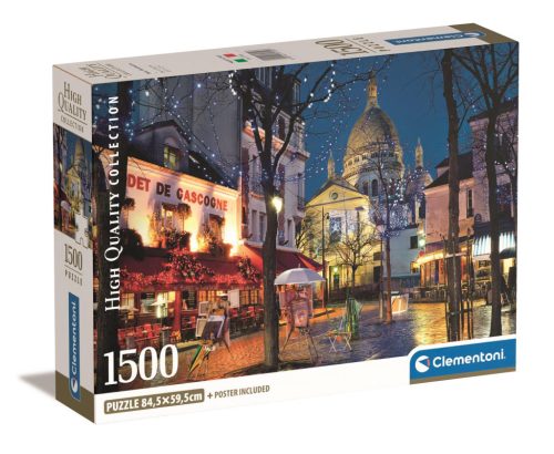 Clementoni Párizs, Montmartre sétálóutca Puzzle - 1500 db-os