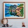 Clementoni, Hallstatt hegyvidéki táj puzzle, poszterrel 1500 db-os