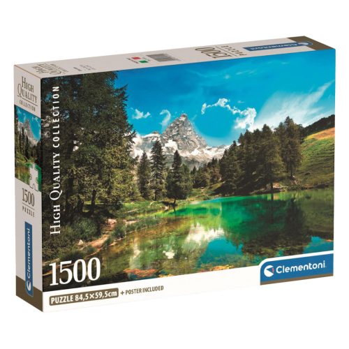 Clementoni, Égszínkék tó puzzle, 1500 db-os
