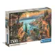 Clementoni Puzzle, kikötő, poszterrel, 1500 db