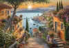 Clementoni Puzzle, kikötő, poszterrel, 1500 db