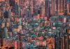 Clementoni Hong Kong toronyházak Puzzle - 1500 db-os