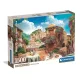 Puzzle, festői olasz táj, poszterrel, 1500 db, 28x21 cm dob.