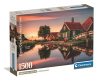 Clementoni Puzzle 1500 db poszterrel – Zaanse Schans holland táj