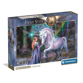   Clementoni Anna Stokes Collection, Egyszarvú Puzzle - 1500 db-os